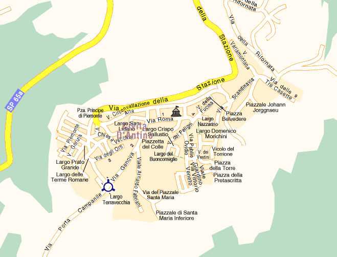 Mappa del Comune