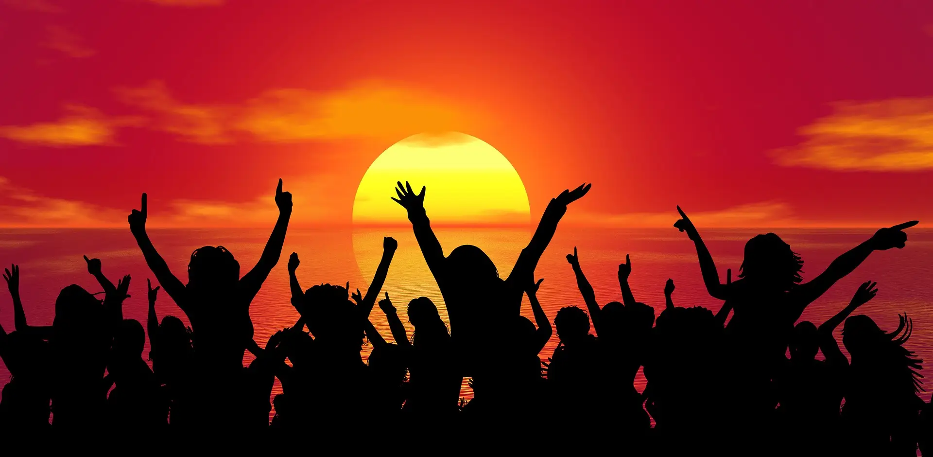 Persone che festeggiano e ballano Persone che festeggiano e ballano