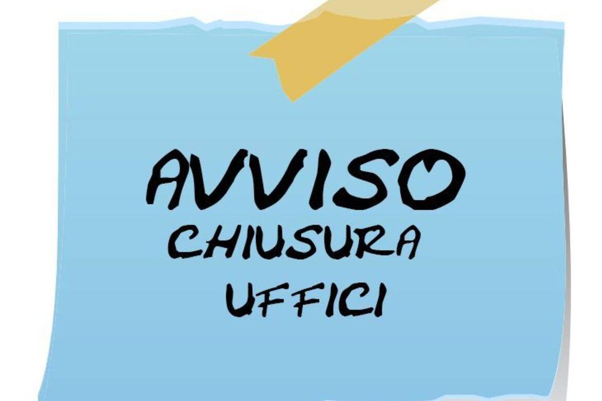 Decreto Sindacale - Chiusura uffici comunali per la giornata di sabato 3 Giugno