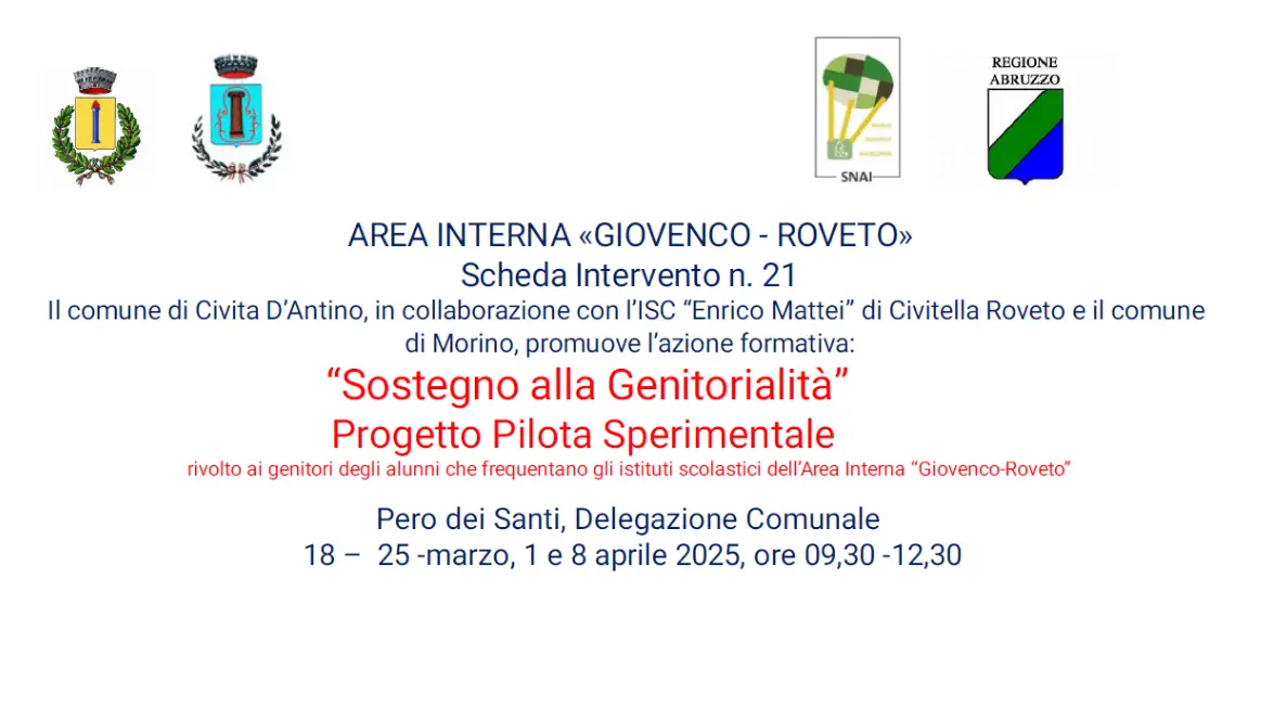 Sostegno alla Genitorialità Sostegno alla Genitorialità
