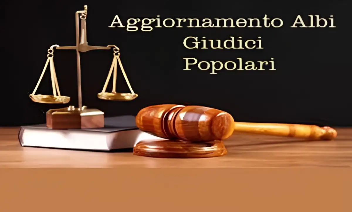 Aggiornamento degli albi dei Giudici popolari per le Corti d'Assise e per le Corti d'Assise d'Appello Art. 21 della Legge 10 aprile 1951, n. 287 IL SINDACO Rende noto che da oggi e fino al 31 luglio p.v., si procederà alla formazione degli elenchi per l'aggiornamento degli albi dei Giudici popolari per le Corti D'Assise e per le Corti d'Assise d'Appello.